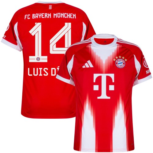 Bayern München Hemmatröja Luis Díaz 14 2025–2026 Bayern München Hemmatröja Luis Díaz 14 2025–2026